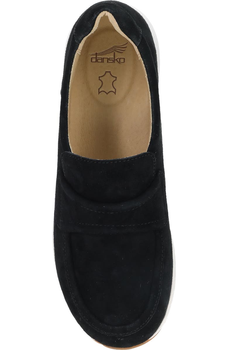 Dansko Clementine Slip-On Sneaker, Alternate, color, Black Nubuck