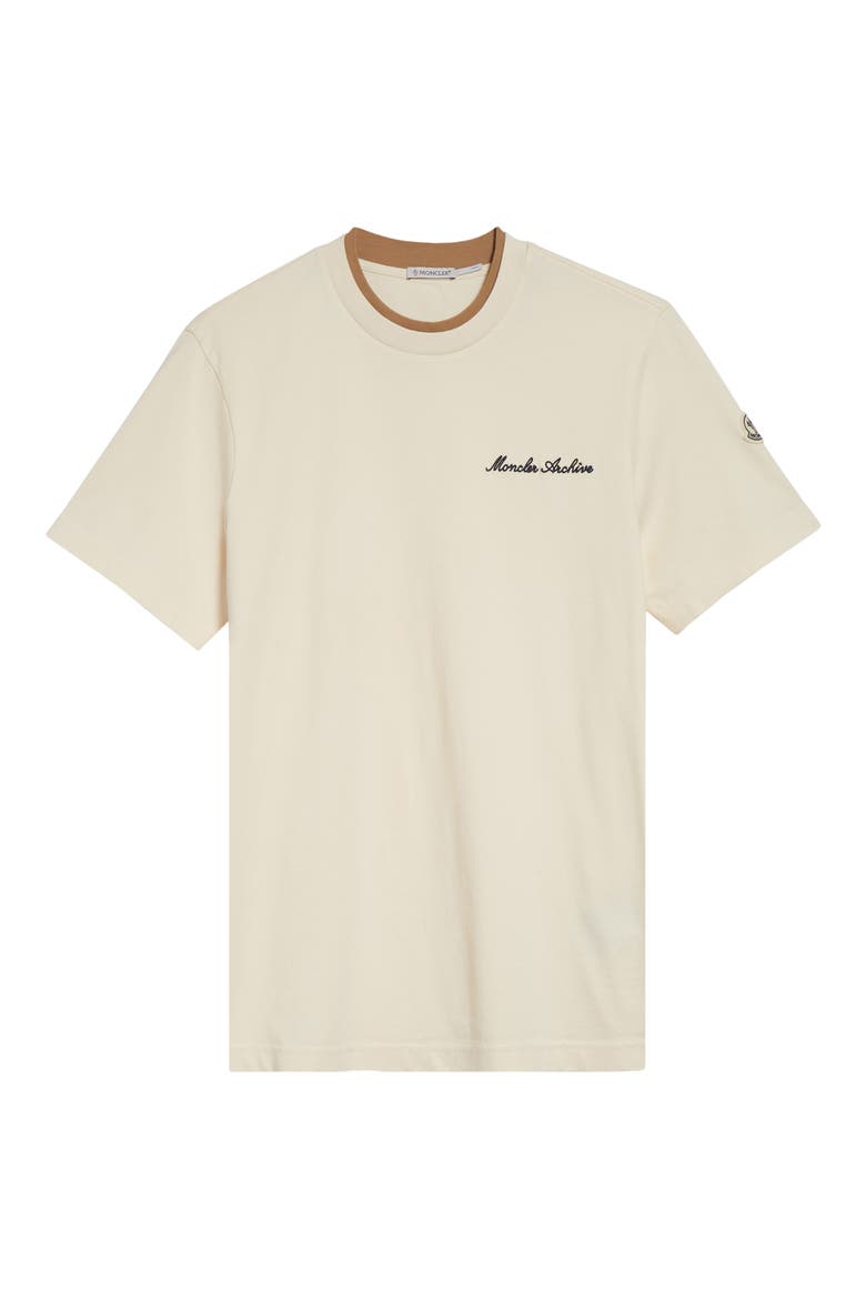 Archive Embroidered Logo Patch T-Shirt, Alternate, color, WHITE