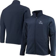 DUNBROOKE Men's Dunbrooke Navy Tennessee Titans Big & Tall Sonoma Softshell Full-Zip Jacket