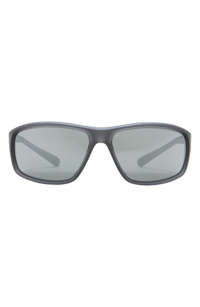 Nike 64mm Nike Adrenaline Modified Sunglasses, Main, color, Matte Grey Silver