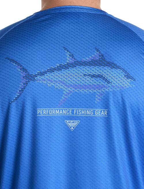 Shop Columbia Big & Tall Pfg Super Terminal Tackle Fish Fade Long-sleeve T-shirt
