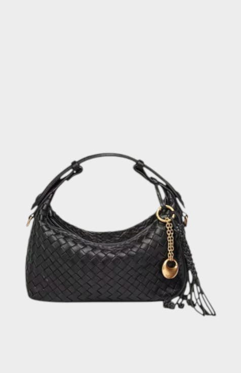 Camilla Woven Genuine Shoulder Bag