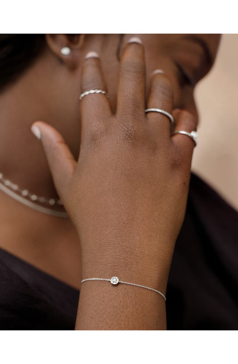 Monica Vinader Essential Diamond Bracelet, Alternate, color,