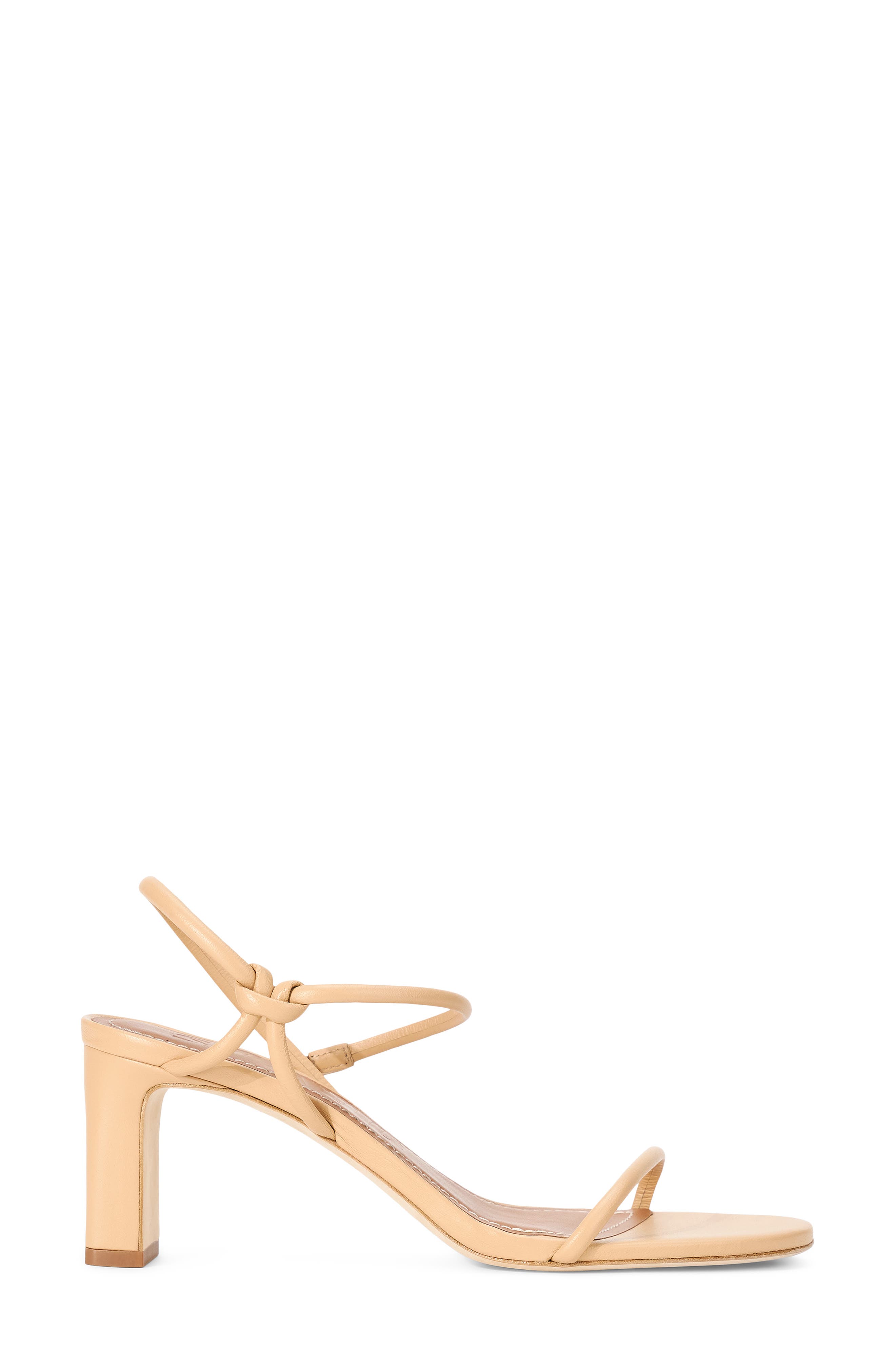 STAUD Laurel Block Heel Ankle Strap Sandal, Alternate, color, Porcini
