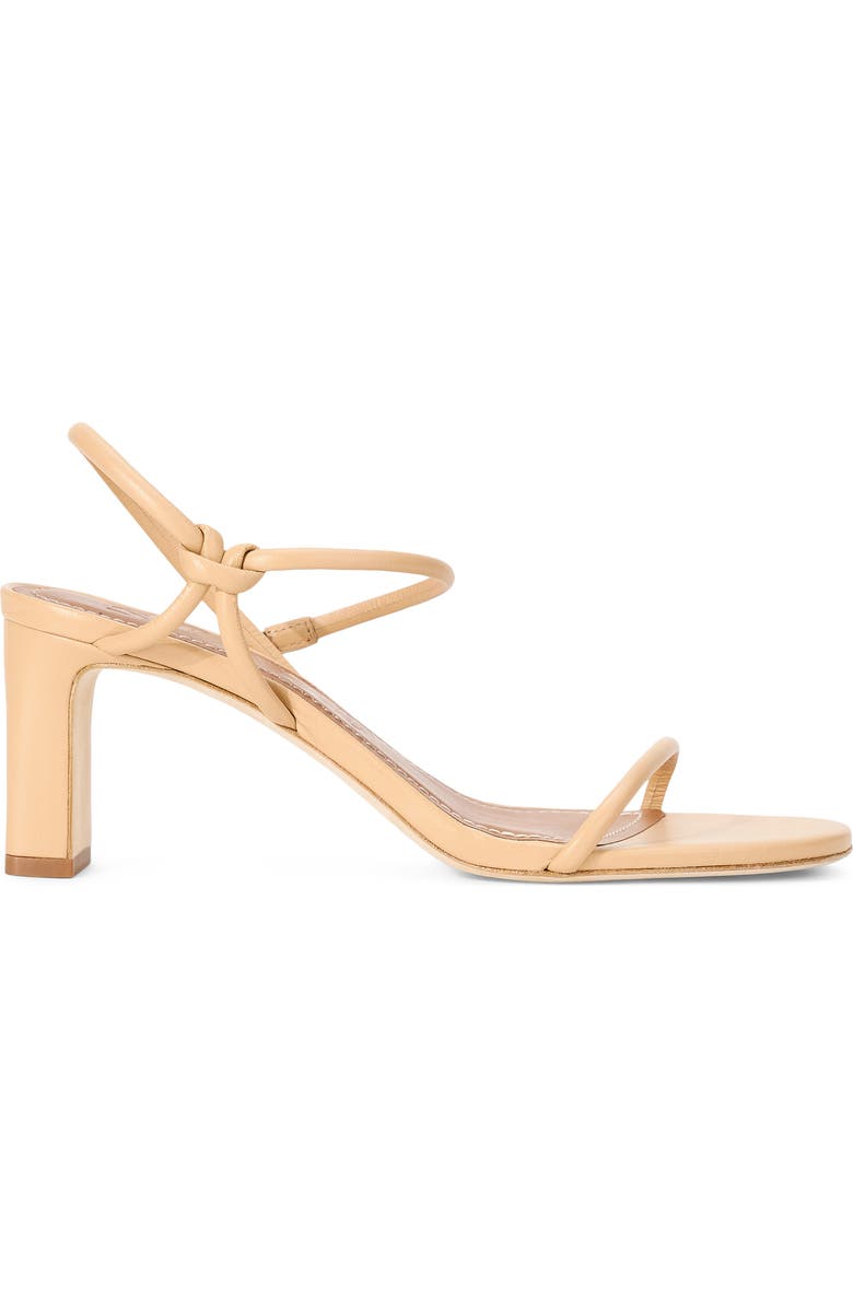 STAUD Laurel Block Heel Ankle Strap Sandal, Alternate, color, Porcini