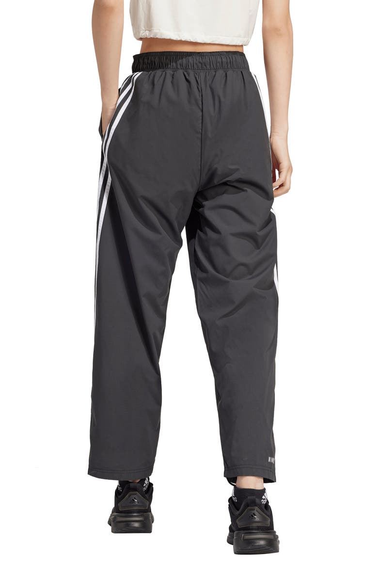 adidas Future Icons 3-Stripes Recycled Polyester Ripstop Track Pants, Alternate, color,