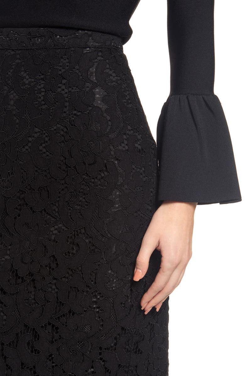 Rachel Parcell Lace Pencil Skirt, Alternate, color, 