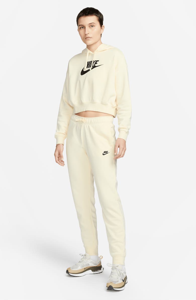 Nike Sportswear Club Fleece Joggers, Alternate, color, Coconut Milk/ Black
