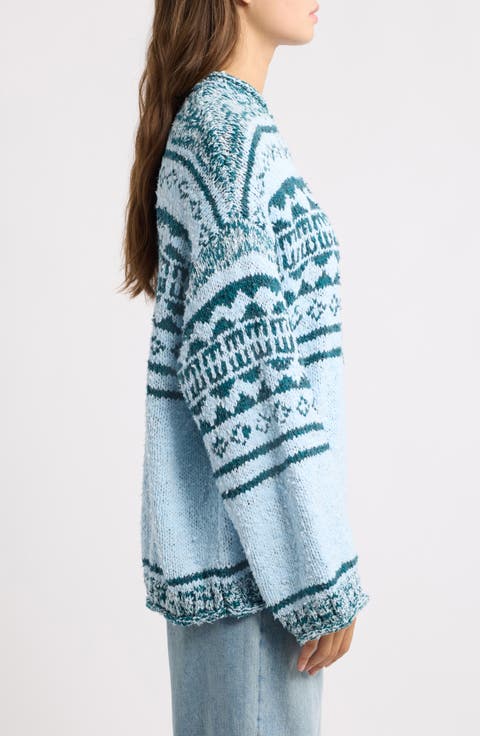 Dani Oversize Cotton Blend Sweater