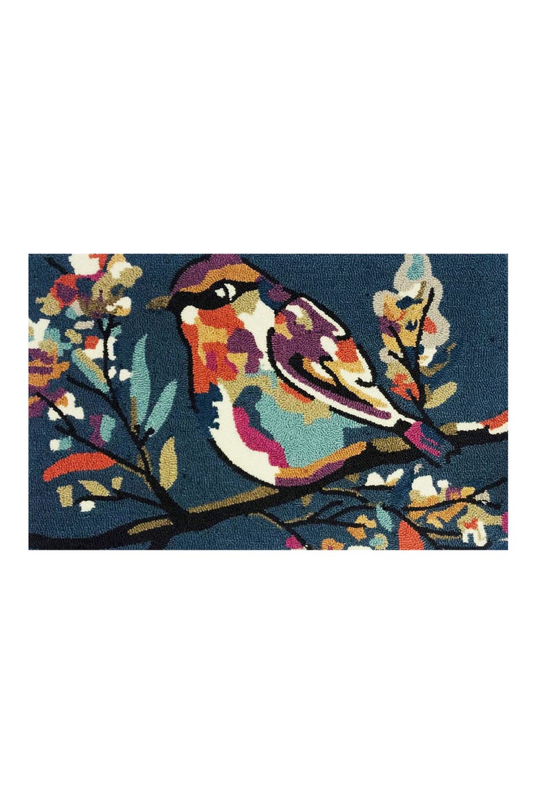 Autumn Watercolor Indoor/Outdoor Doormat, Main, color, BLUE MULTI
