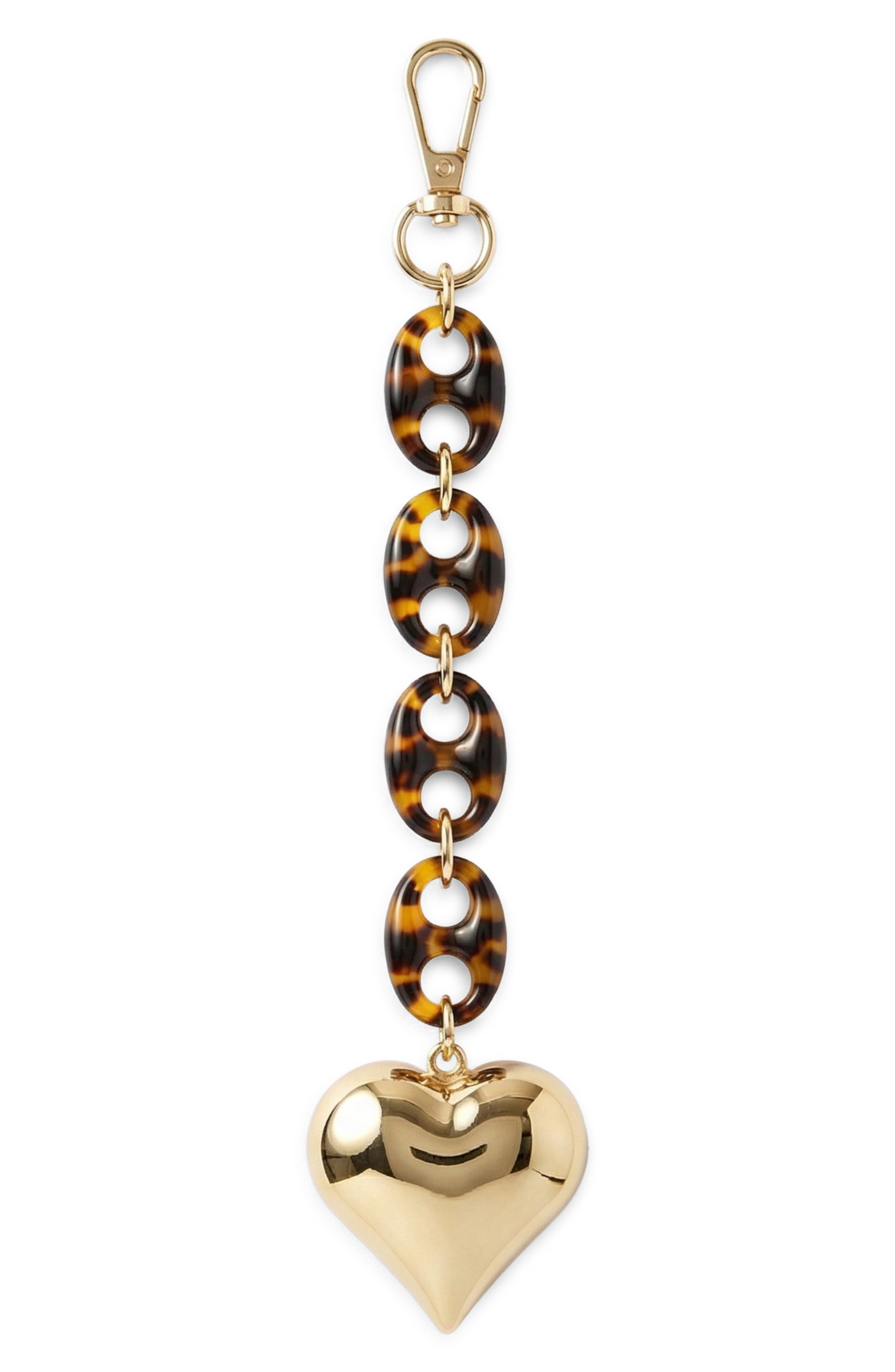 MacRae & Co. The Mariner Love Bag Charm, Main, color, Gold