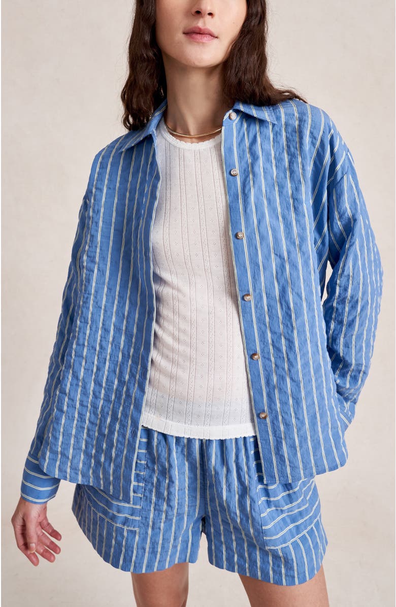 La Ligne Tangier Shirt, Main, color, Chambray