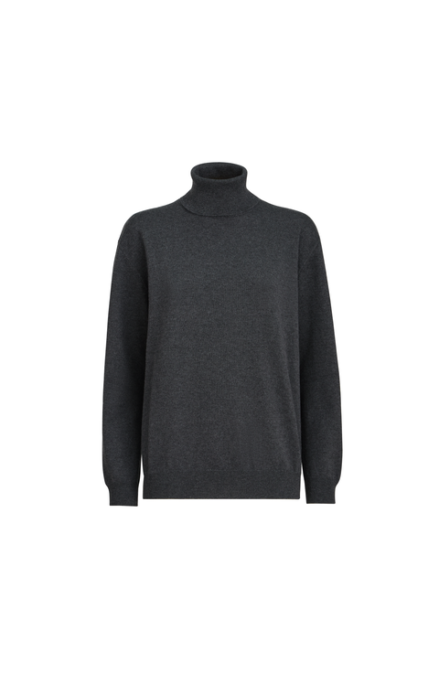 Cashmere sweater with monili