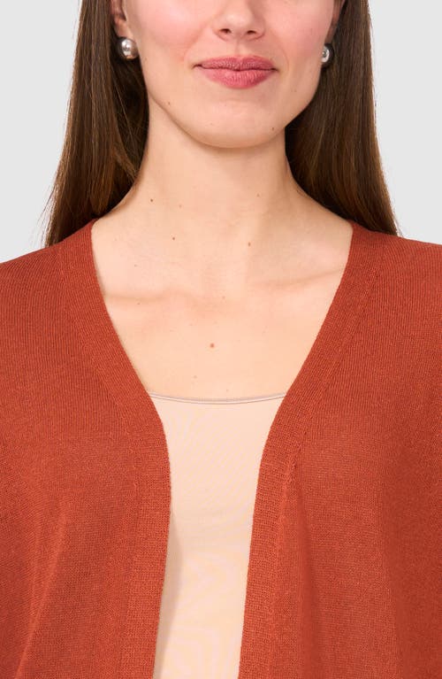 Halogenr Halogen(r) Side Slit Cardigan In Baked Clay