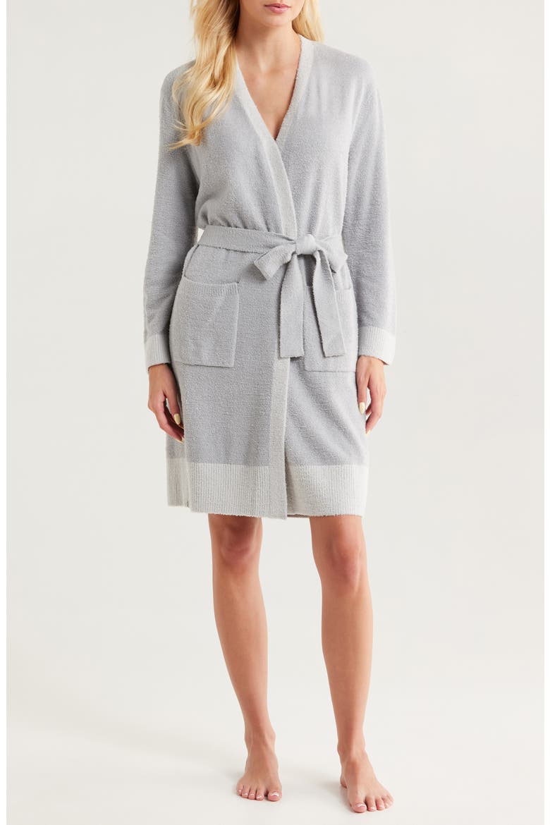 CozyChic Lite® Tonal Contrast Robe, Main, color, VAPOR/ SKYLIGHT