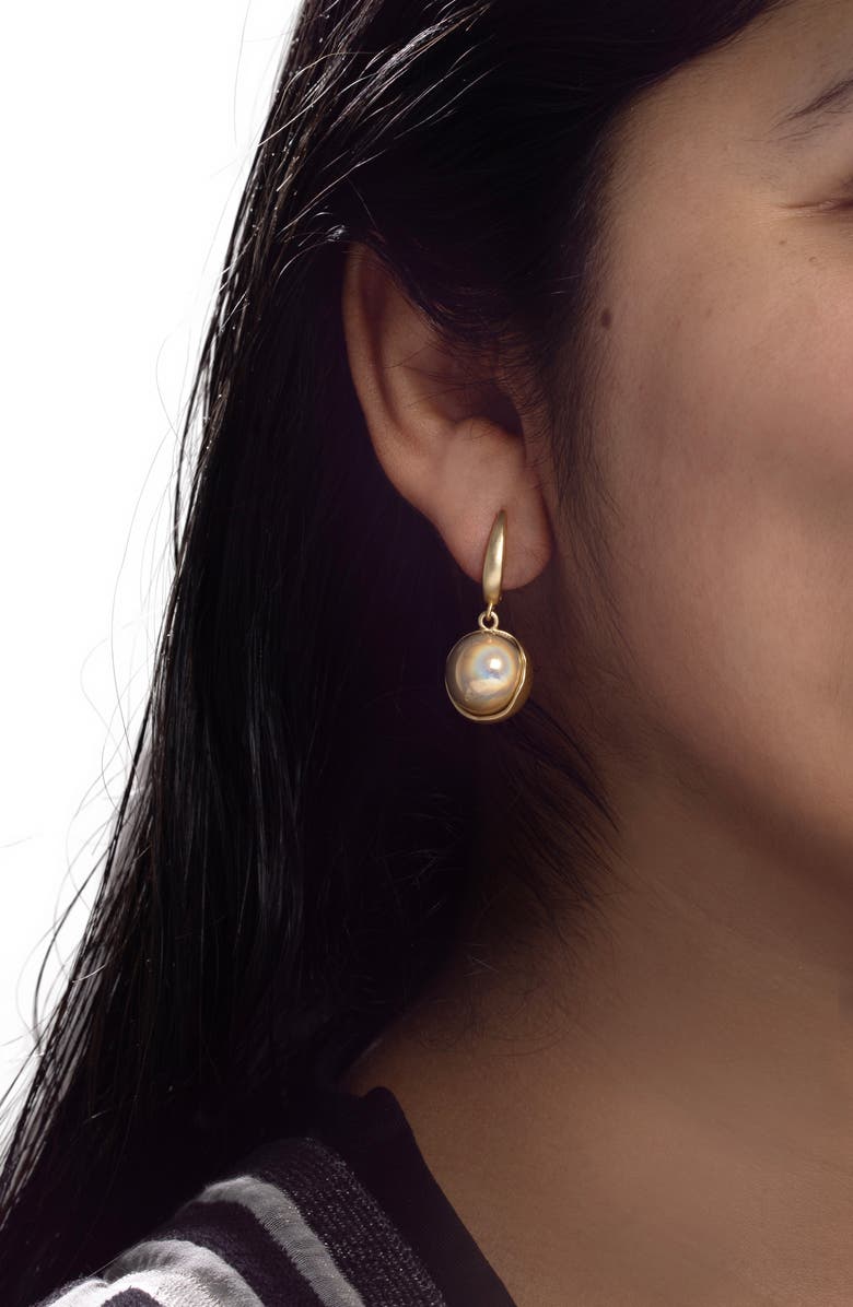 SAACHI Orb Drop Earrings, Alternate, color, Gold
