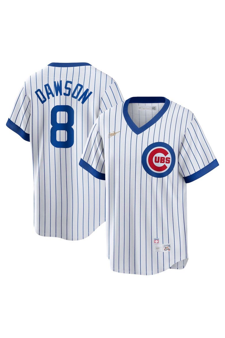 Men's Nike Andre Dawson White Chicago Cubs Home Cooperstown Collection Player Jersey, Main, color, White