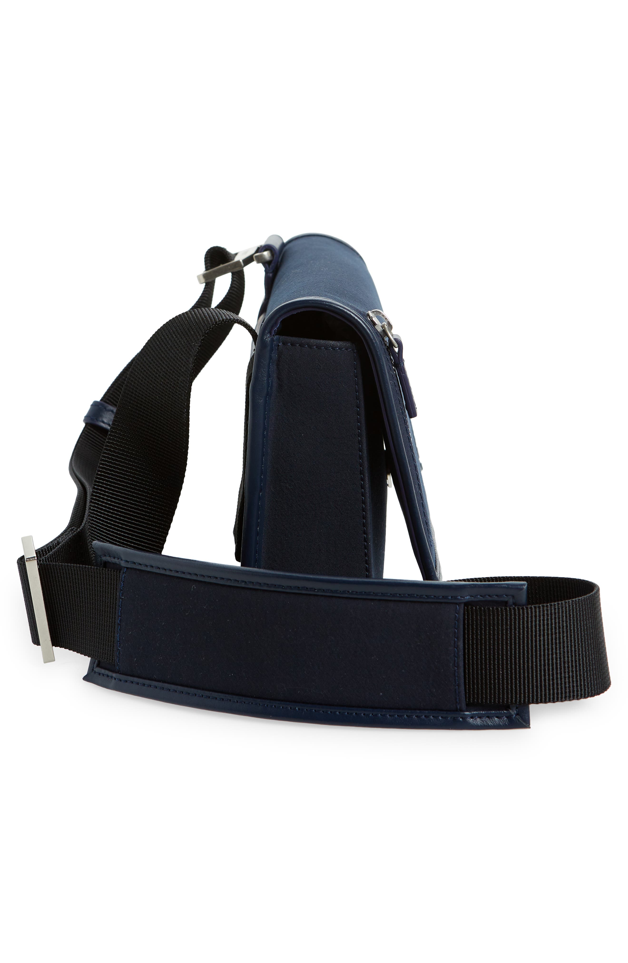 Le Messageru Mini Messenger Bag, Alternate, color, DARK NAVY