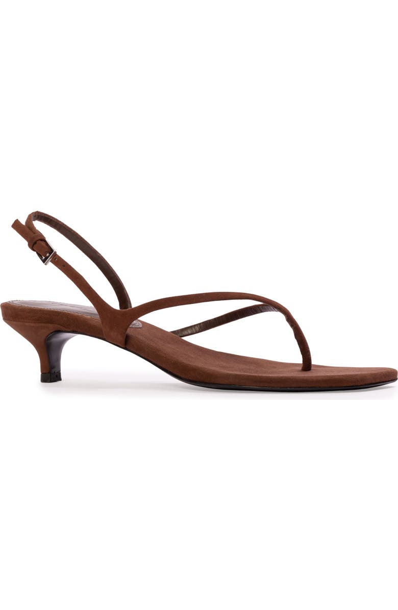 BLACK SUEDE STUDIO Mehak 35 Suede Sandal, Alternate, color, Brownie Suede