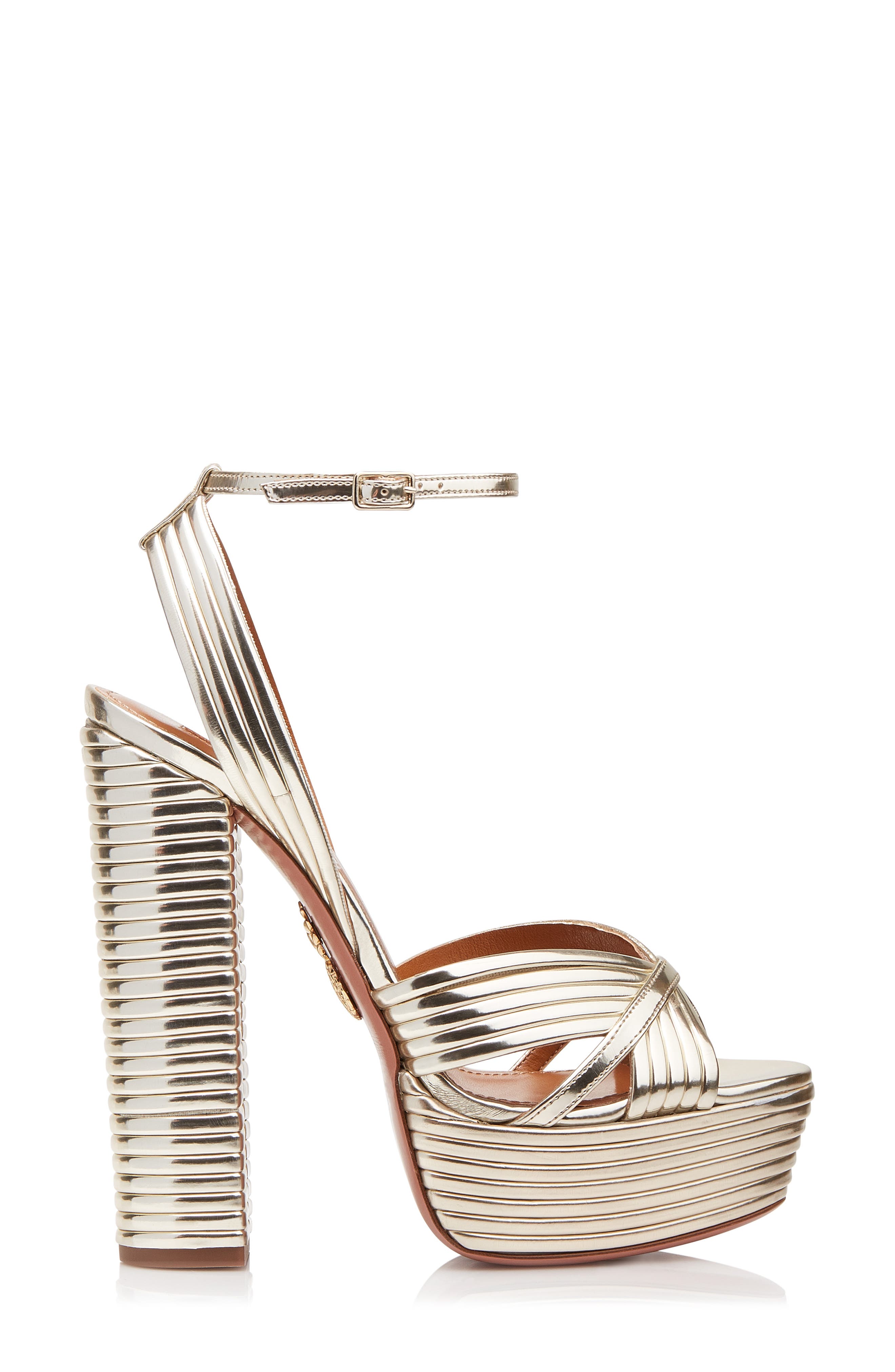 Aquazzura Platform Sandal, Alternate, color, 