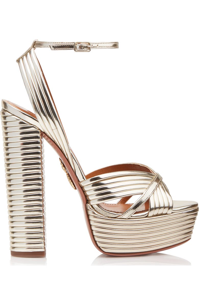 Aquazzura Platform Sandal, Alternate, color,