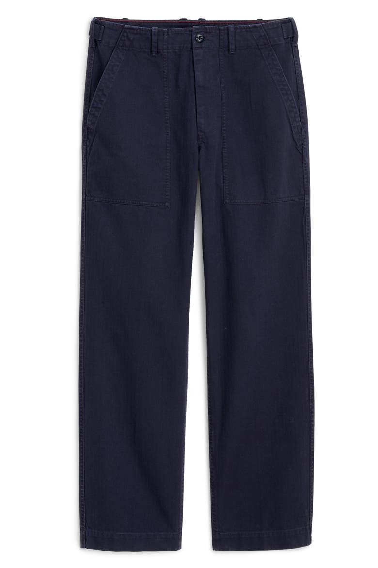 Cotton Herringbone Field Pants, Alternate, color, NAVY