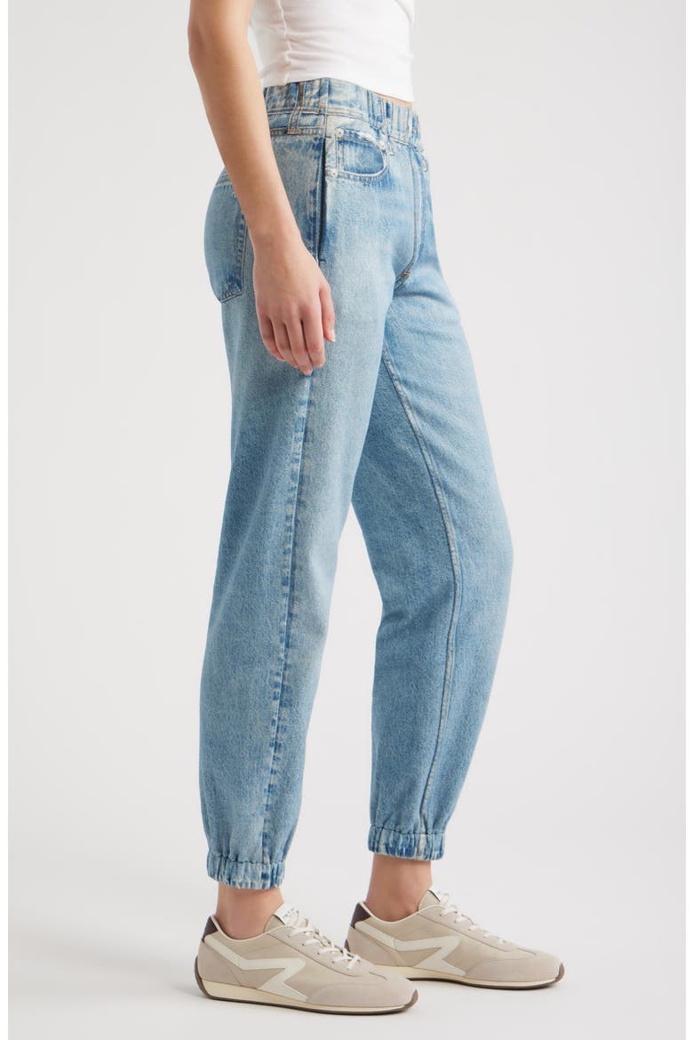 Miramar High Waist French Terry Jogger Jeans, Alternate, color, VALEN