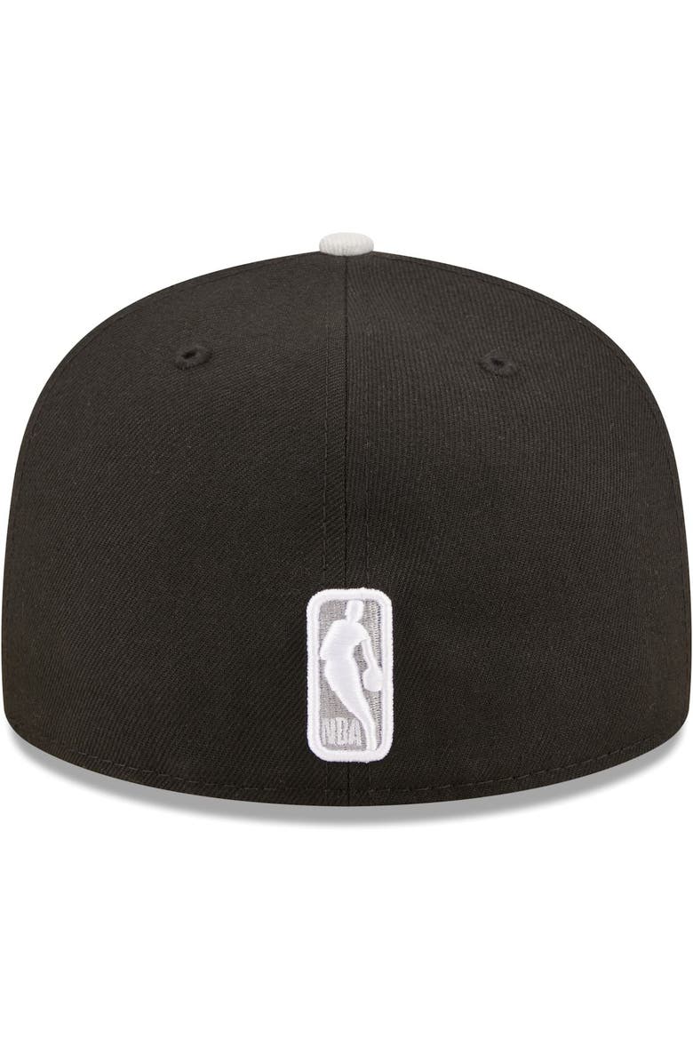 New Era Men's New Era Black/Gray LA Clippers Two-Tone Color Pack 59FIFTY Fitted Hat, Alternate, color, 