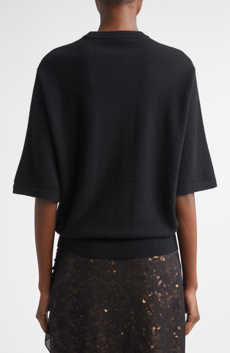 Michael Kors Collection Cashmere Sweater, Alternate, color, Black