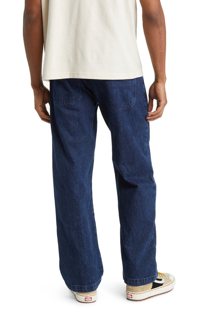 Dickies Loose Fit Double Layer Knee Straight Leg Jeans, Alternate, color, Stonewashed Indigo Blue