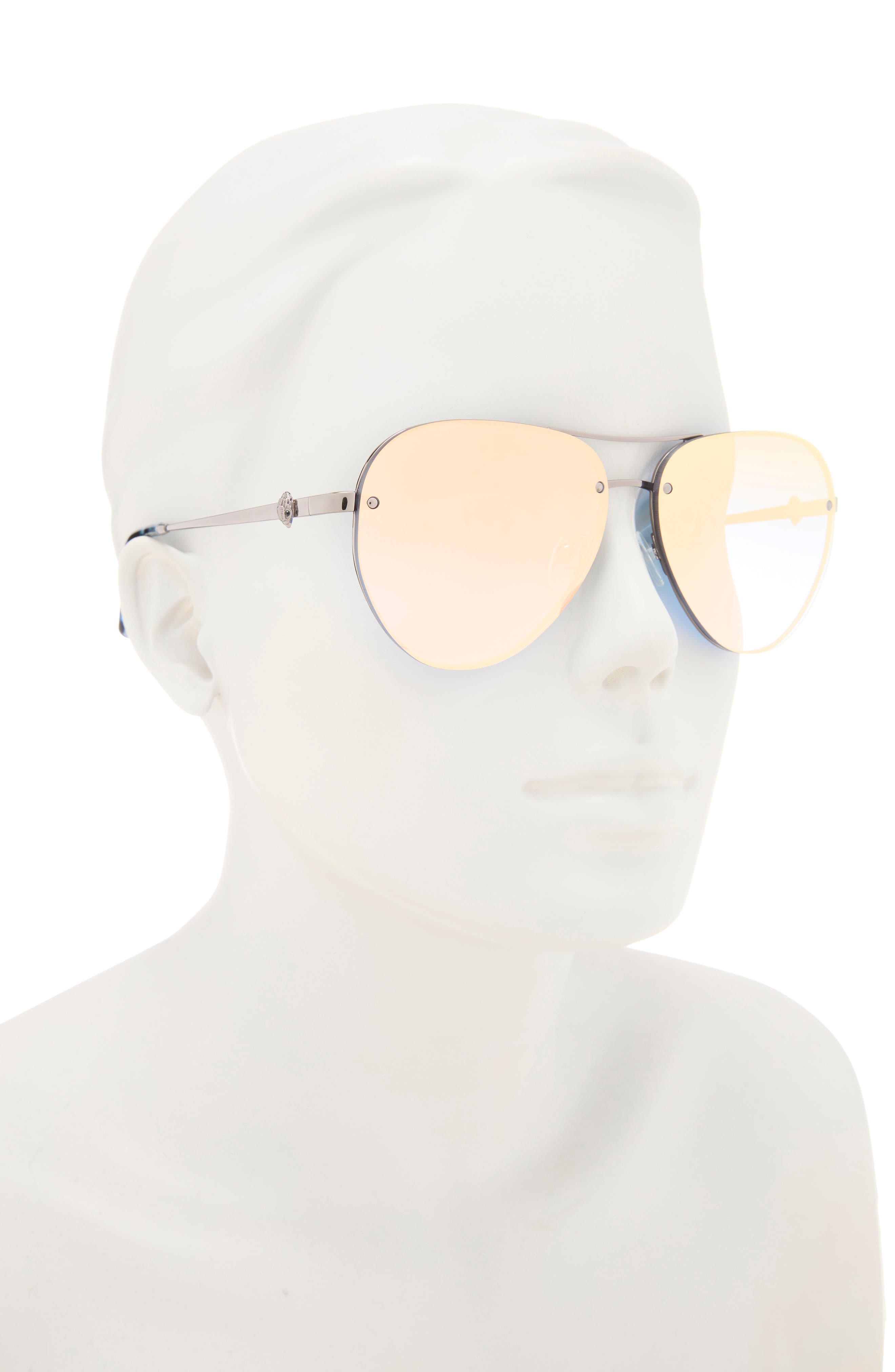 Kurt Geiger London 60mm Rimless Aviator Sunglasses (Women) | Nordstromrack