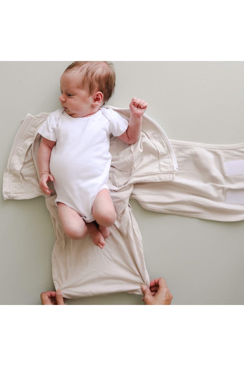 Baby Swaddle Wrap, Alternate, color, Cream