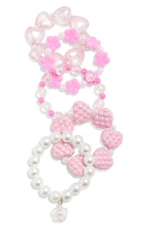 Kids' 5-Pack Assorted Beaded Stretch Bracelets