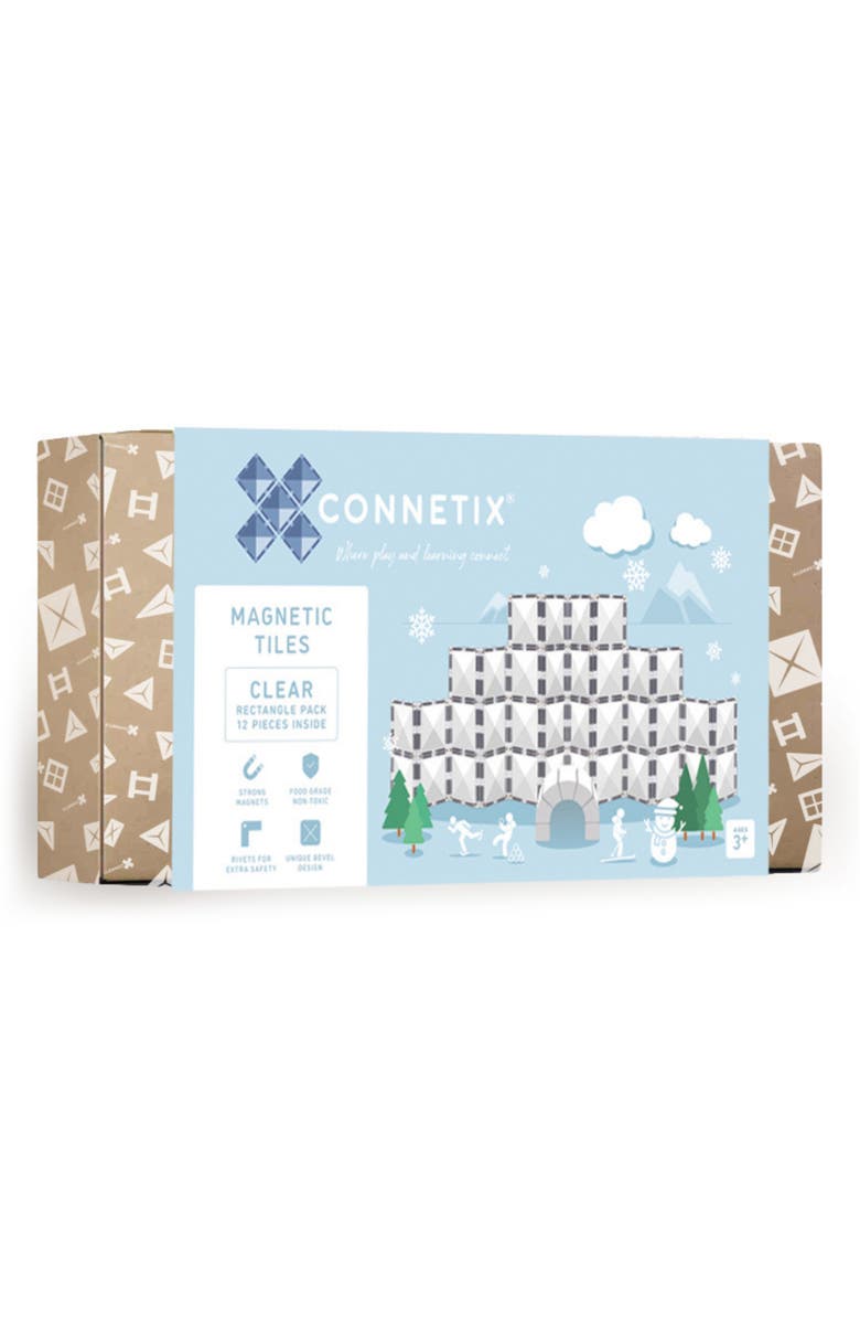 CONNETIX Kids
Clear Magnetic Tiles 12-Piece Rectangle Pack, Main, color, Clear