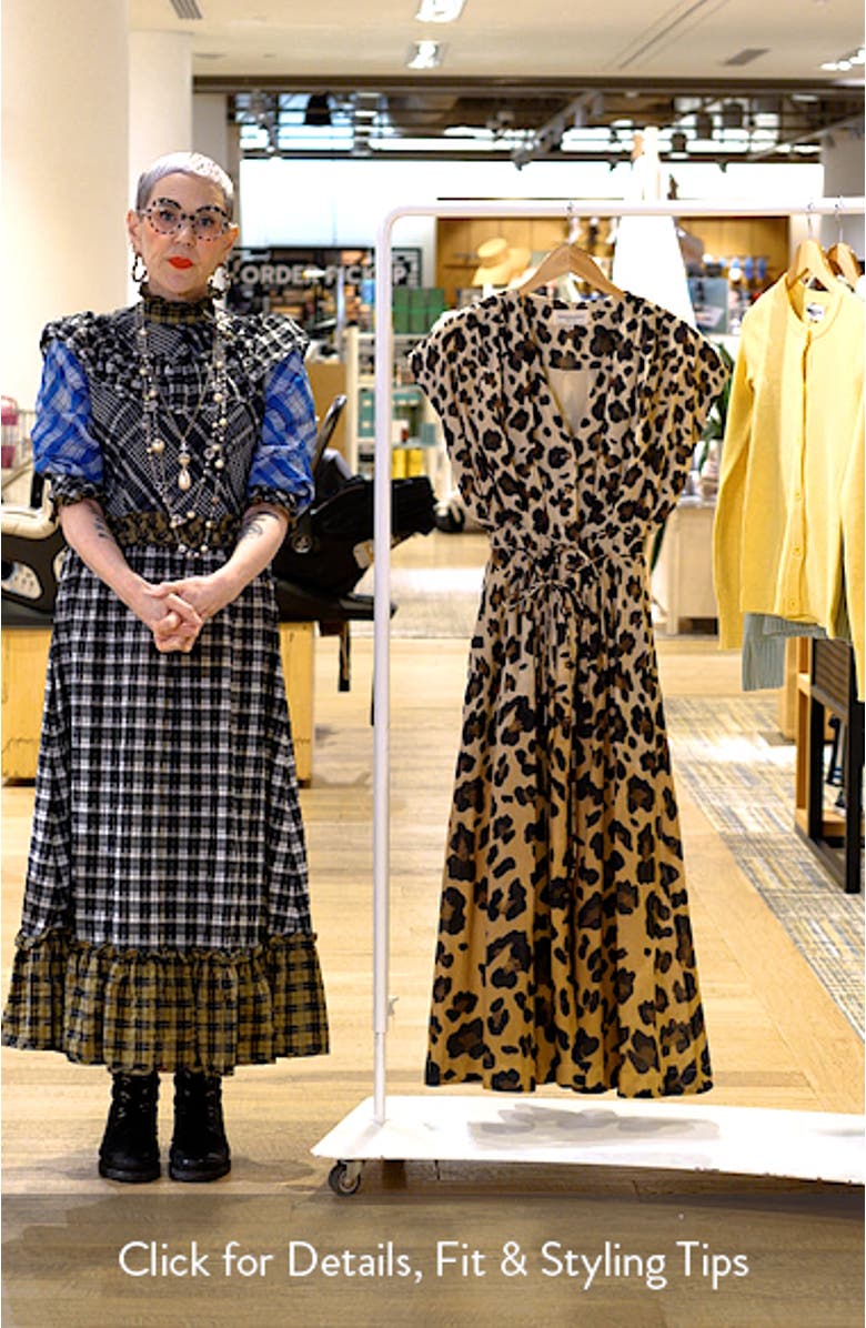 Leopard Print Midi Shirtdress, sales video thumbnail
