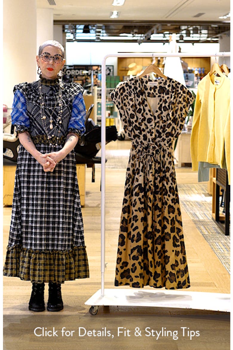 Leopard Print Midi Shirtdress video