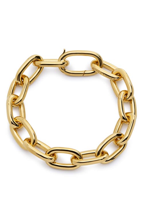 Monica Vinader X Kate Young Bold Link Bracelet In Gold