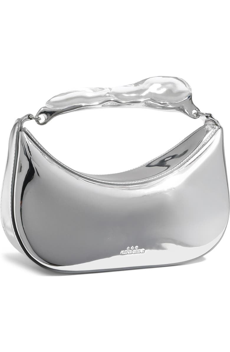 Alexis Bittar Water Stone Top Handle Bag, Alternate, color, Chrome