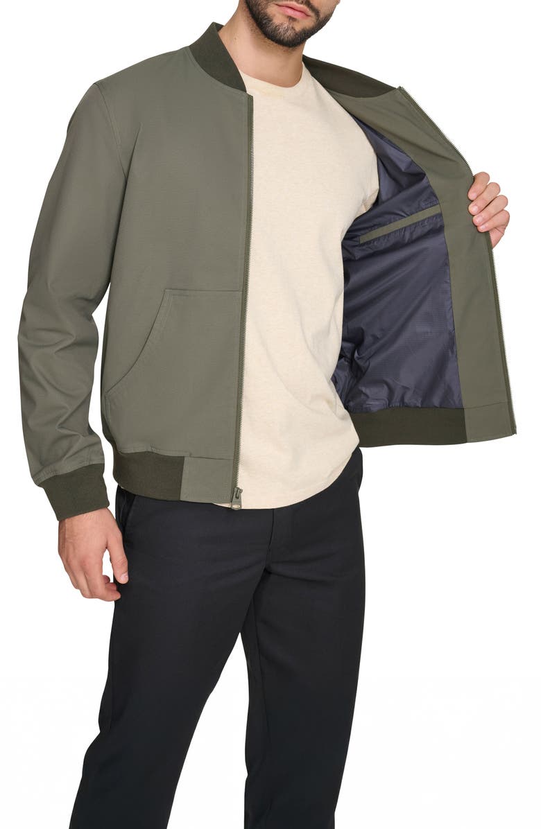 Levi's Oxford Water Resistant Bomber Jacket, Alternate, color, Sage Green