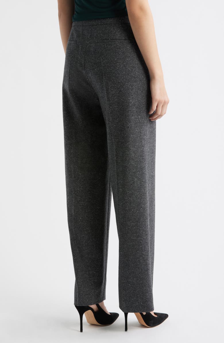 BOSS Tilepa Wool & Silk Blend Pants, Alternate, color, Charcoal Slub