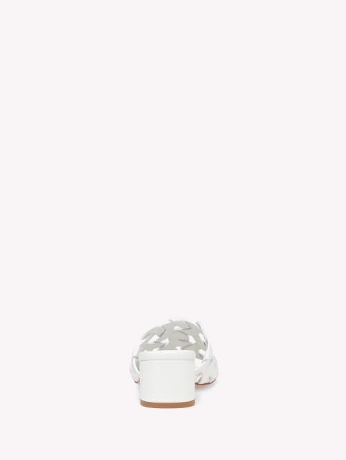 Gianvito Rossi Amalfi 45 Calf Leather Mules In White Leather