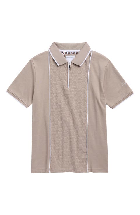 Kids' Quarter Zip Knit Polo (Big Kid)