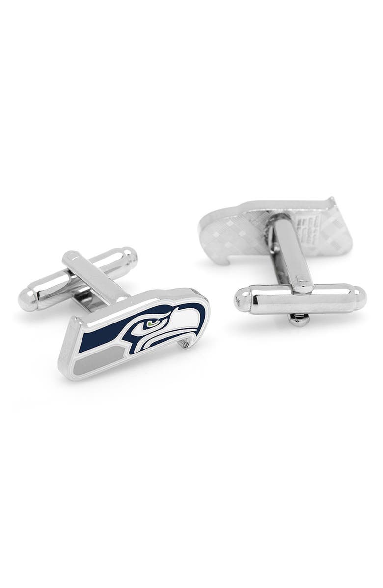 Cufflinks, Inc. NFL Seattle Seahawks Cuff Links, Alternate, color, Blue