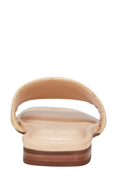 Marc Fisher Ltd Murphy Slide Sandal In Natural