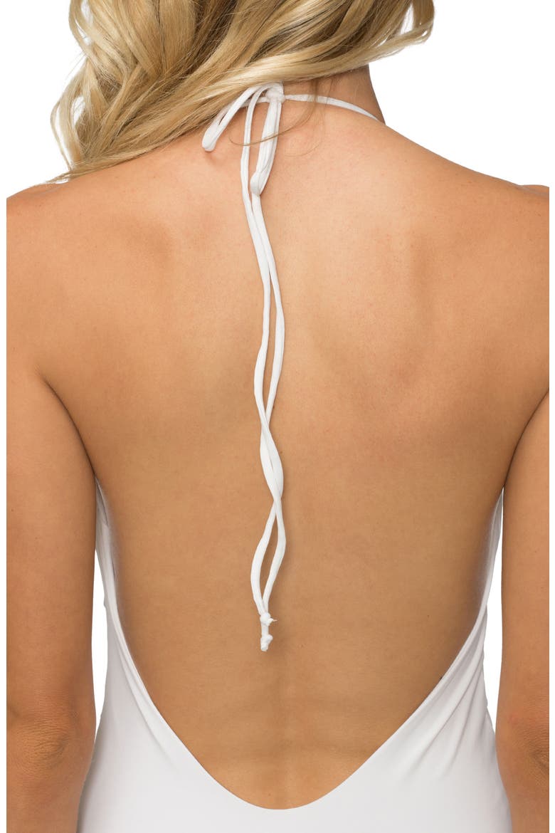 Chase One-Piece Swimsuit, Alternate, color, WHITE