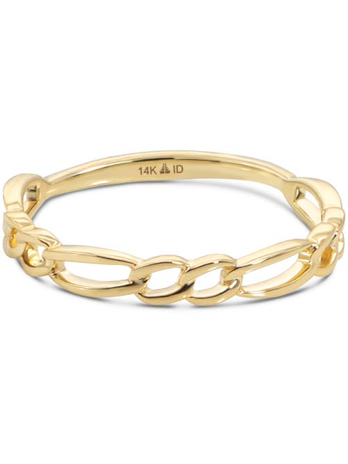 Devata Figaro Link Ring In Gold