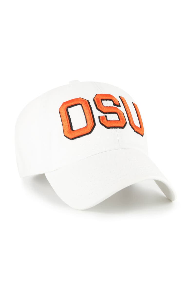'47 Men's '47 White Oregon State Beavers Vault Clean Up Adjustable Hat, Alternate, color, White