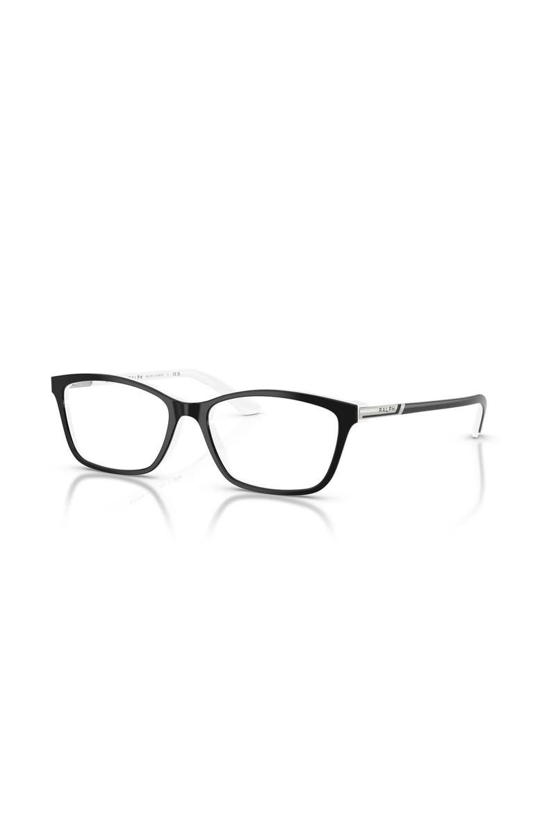 RALPH 52mm Cat Eye optical glasses, Main, color, Black