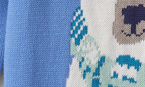 Hatley Polar Bear Crewneck Sweater In Blue