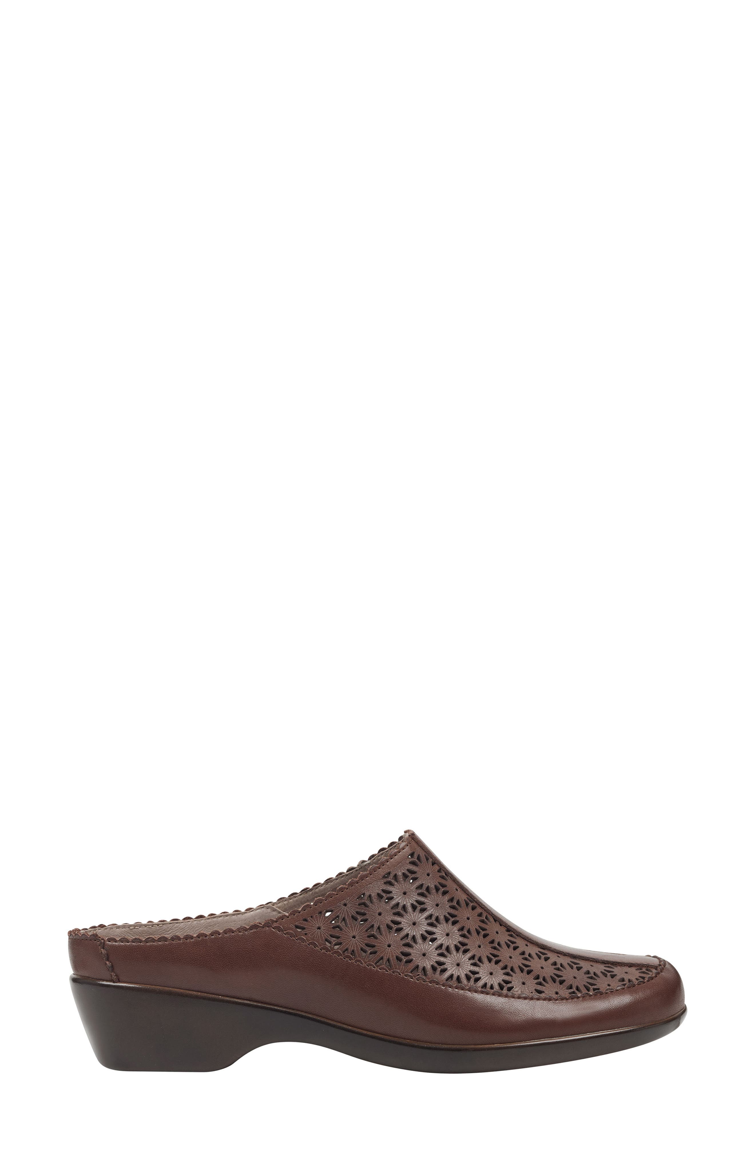 Dusk Clog, Alternate, color, DARK TAN LEATHER